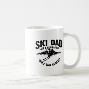 Taza De Café Gracioso Ski Dad Regalo Esquiadores Amantes Del Es
