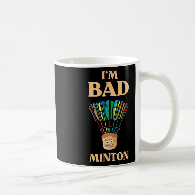 Taza De Café Gracioso soy D Minton Shuttle Dminton Player (Derecha)