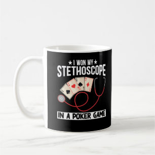 Taza De Café Gracioso Stethoscope Chiste Enfermera Médica Humo