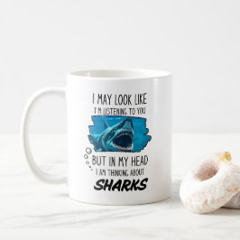 Taza De Café Gracioso tiburón Lover Mug