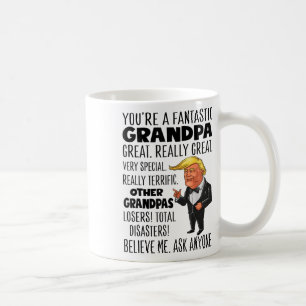 Taza De Café Gracioso Trump Eres Un Fantástico Abuelo Genial