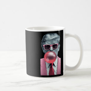 Taza De Café Gracioso Trump Rosa Gum Tee