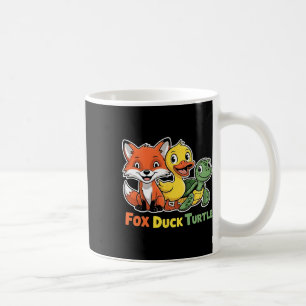 Taza De Café Gracioso Trump sutil tortuga de pato de Fox