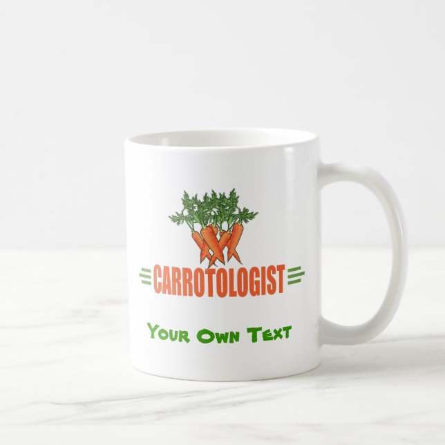 Taza De Café Gracioso Zanahoria (Derecha)