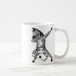 Taza De Café Gracioso Zebra Dab Dabbing Zoo Africa Safari Anima