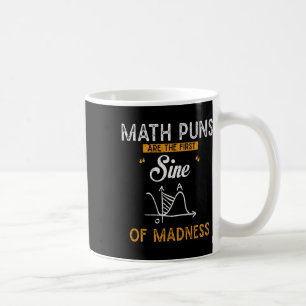 Taza De Café Graciosos Cálculos Los Puns De Matemáticas Son El 