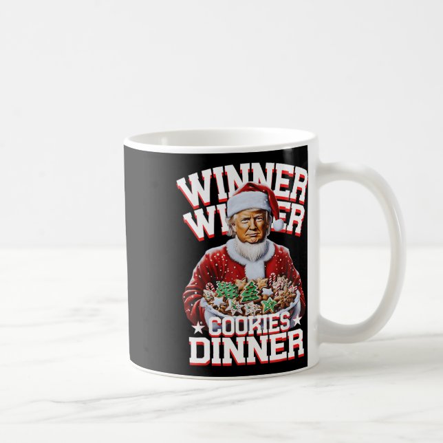 Taza De Café Graciosos ganadores de Navidades de Santa Trump (Derecha)