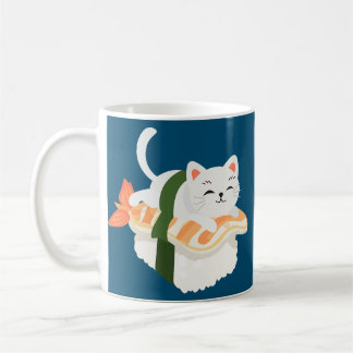 Taza De Café Graciosos gatos de sushi para todos los amantes de
