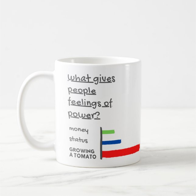 Taza De Café Graciosos jardineros cultivando Tomatos Meme Perso (Izquierda)