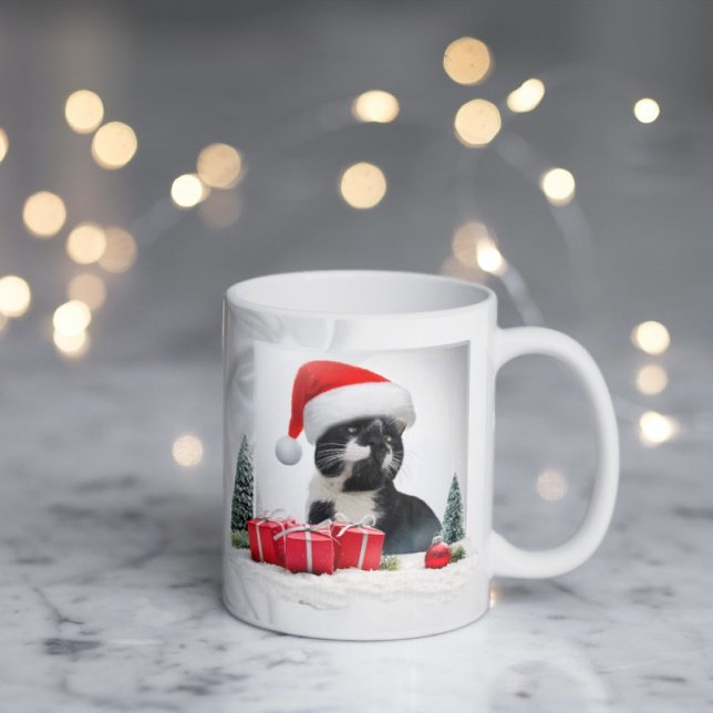 Taza De Café Graciosos Navidades Gorras de Gatos Amigos de Gato (Subido por el creador)
