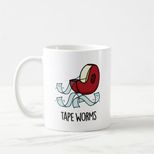 Taza De Café Graciosos puntajes de cinta pegajosos