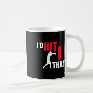 Taza De Café Graciosos Regalos De Boxer Que Golpearía Ese Boxeo