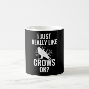 Taza De Café Graciosos regalos de cuervo estrena pájaros de cue
