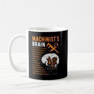 Taza De Café Graciosos regalos mecanistas - Cerebro de maquinis