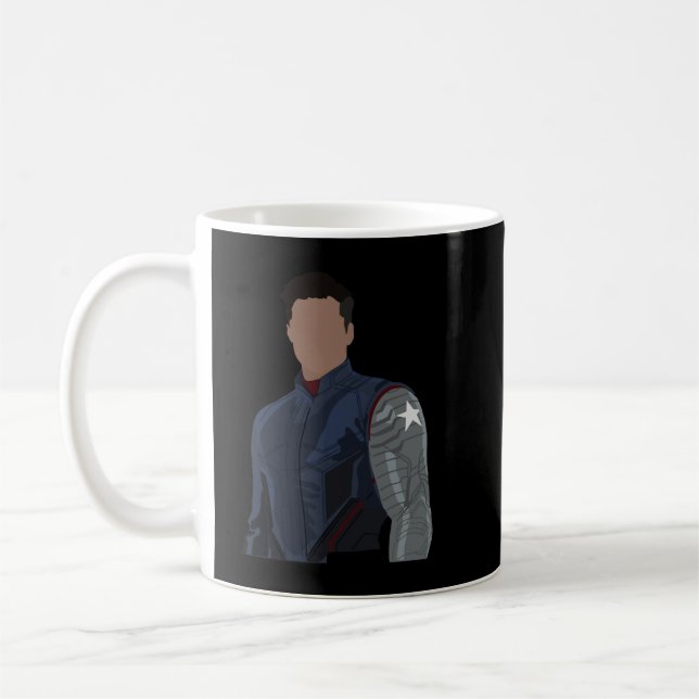 Taza De Café Graciosos Regalos Para Bucky Sgt.J. Sudadera Solda (Izquierda)