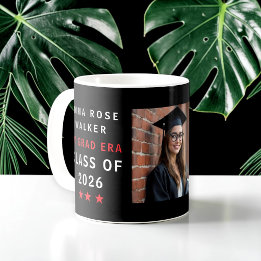 Taza De Café Grad Era Class of 2026 Graduation Photo Mug