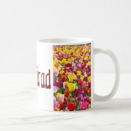 Taza de café GRAD regalos Flores de Tulipán Taza