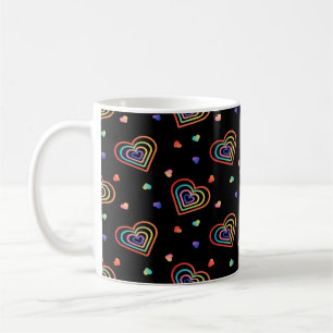 Taza De Café gradación patrón cardíaco