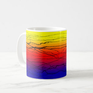 Taza De Café Gradiente abstracto