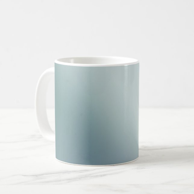Taza De Café Gradiente azul (Anverso izquierdo)