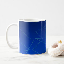 Taza De Café Gradiente azul marino