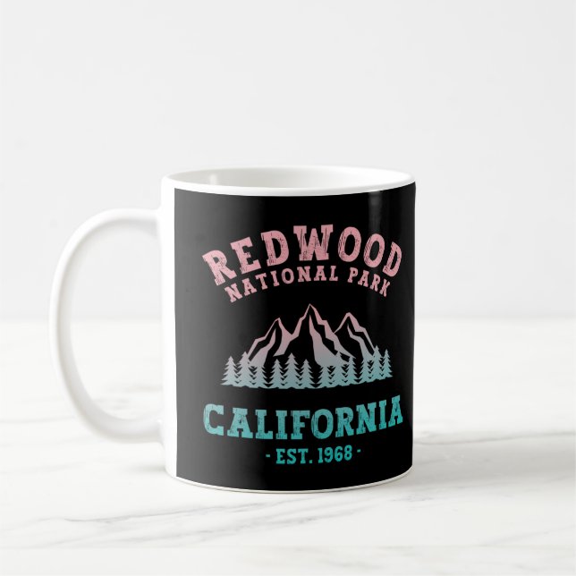 Taza De Café Gradiente de California en el Parque Nacional Redw (Izquierda)