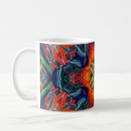 Taza De Café Gradiente de Kaleidoscopio de Energía Caliente Ter