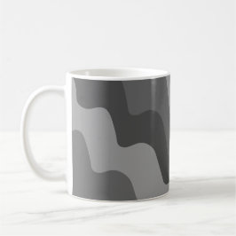 Taza De Café Gradiente de ondas oceánicas onduladas y onduladas