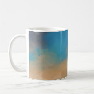 Taza De Café Gradiente de Playa Tranquila