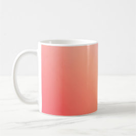 Taza De Café Gradiente de puesta de sol pastel radiante