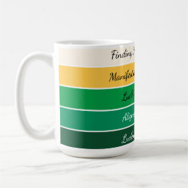 Taza De Café Gradiente moderno del día de San Patricio