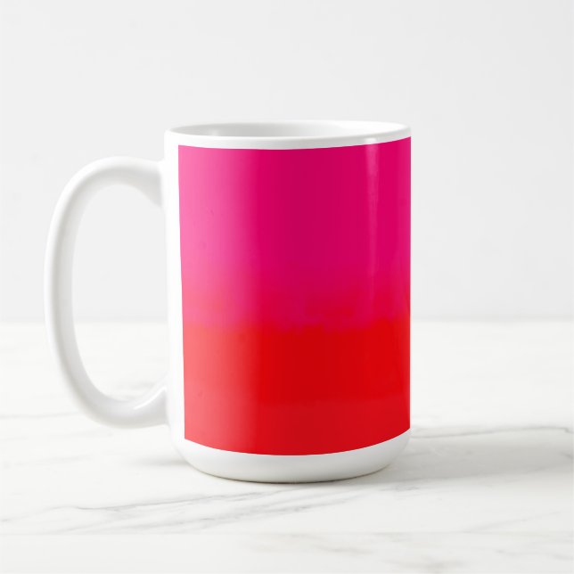 Taza De Café Gradiente rosa y naranja (Izquierda)