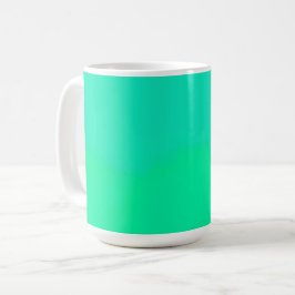 Taza De Café Gradiente Verde Primavera