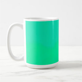 Taza De Café Gradiente Verde Primavera