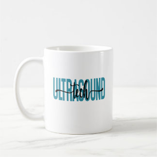 Taza De Café Grado de Sonógrafo Tecnológico de Ultrasonido