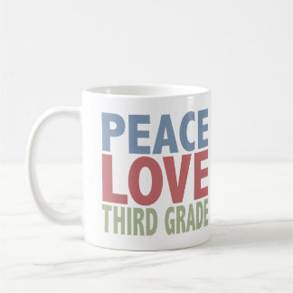 Taza De Café Grado del amor de la paz tercer