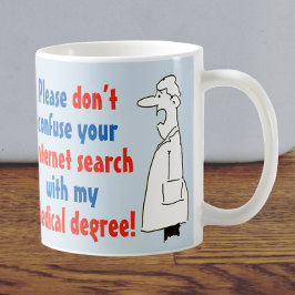 Taza De Café Grado médico médica no búsqueda en Internet