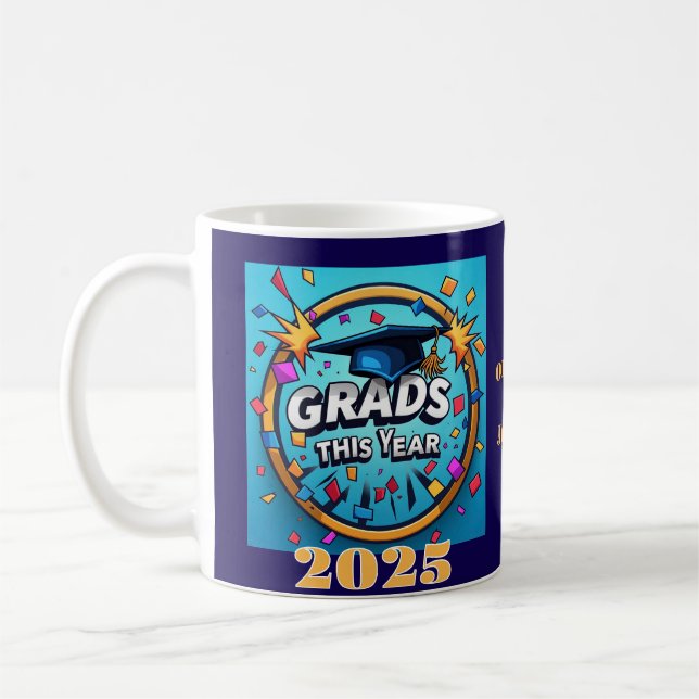 TAZA DE CAFÉ " GRADS 2025 " (Izquierda)