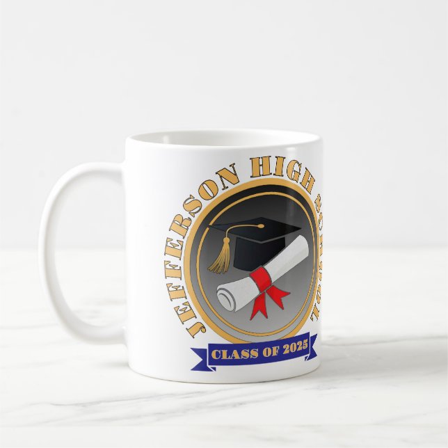 TAZA DE CAFÉ " GRADUACIÓN 2025 " (Izquierda)