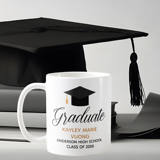 Taza De Café Graduación conmemorativa del Personalizado de moda (Subido por el creador)