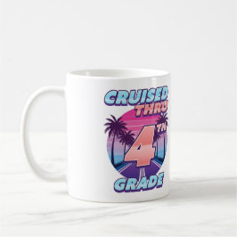 Taza De Café Graduación cruzada a través de 4º grado