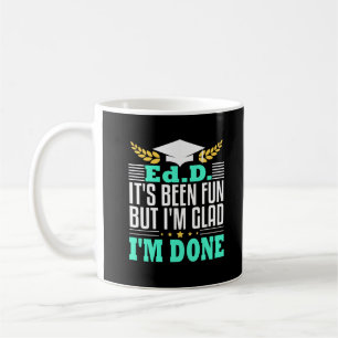 Taza De Café Graduación de doctorado para Médica EdD