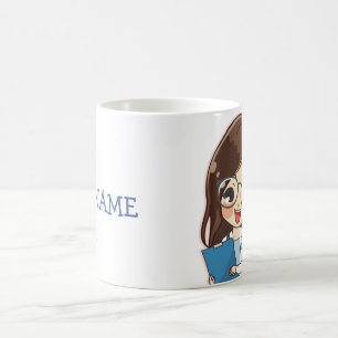 Taza De Café Graduación de doctorado personalizada Dr (su nomb