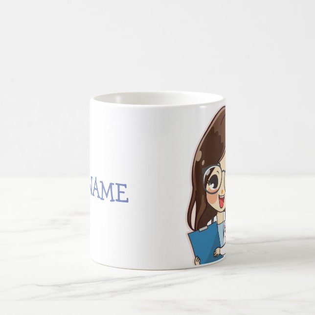 Taza De Café Graduación de doctorado personalizada Dr (su nombr (Centro)