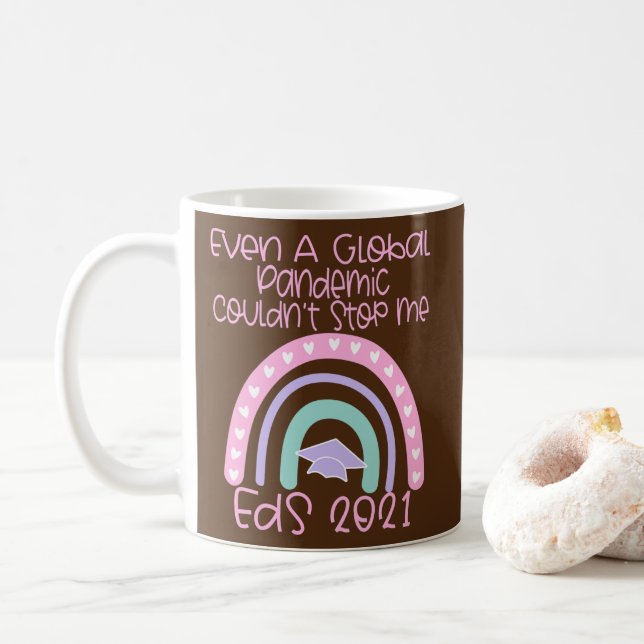 Taza De Café Graduación de Educación Especializada en Educación (Con donut)