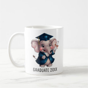 Taza De Café Graduación de elefantes