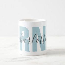 Taza De Café Graduación de enfermeras registradas de RN persona