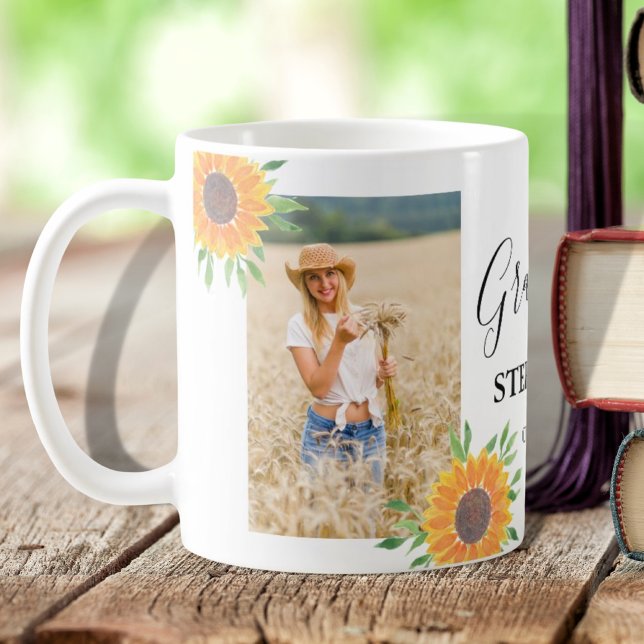 Taza De Café Graduación de fotografía de girasol Café Mug (Subido por el creador)