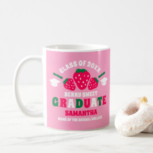 Taza De Café Graduación de fresa de Berry Sweet