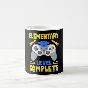 Taza De Café Graduación de jugador de juegos completa a nivel e
